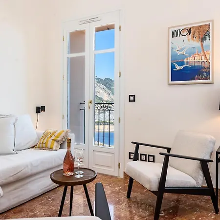 Appartement Maison Garavan - Somptueux 2 Pièces - Vue - Menton